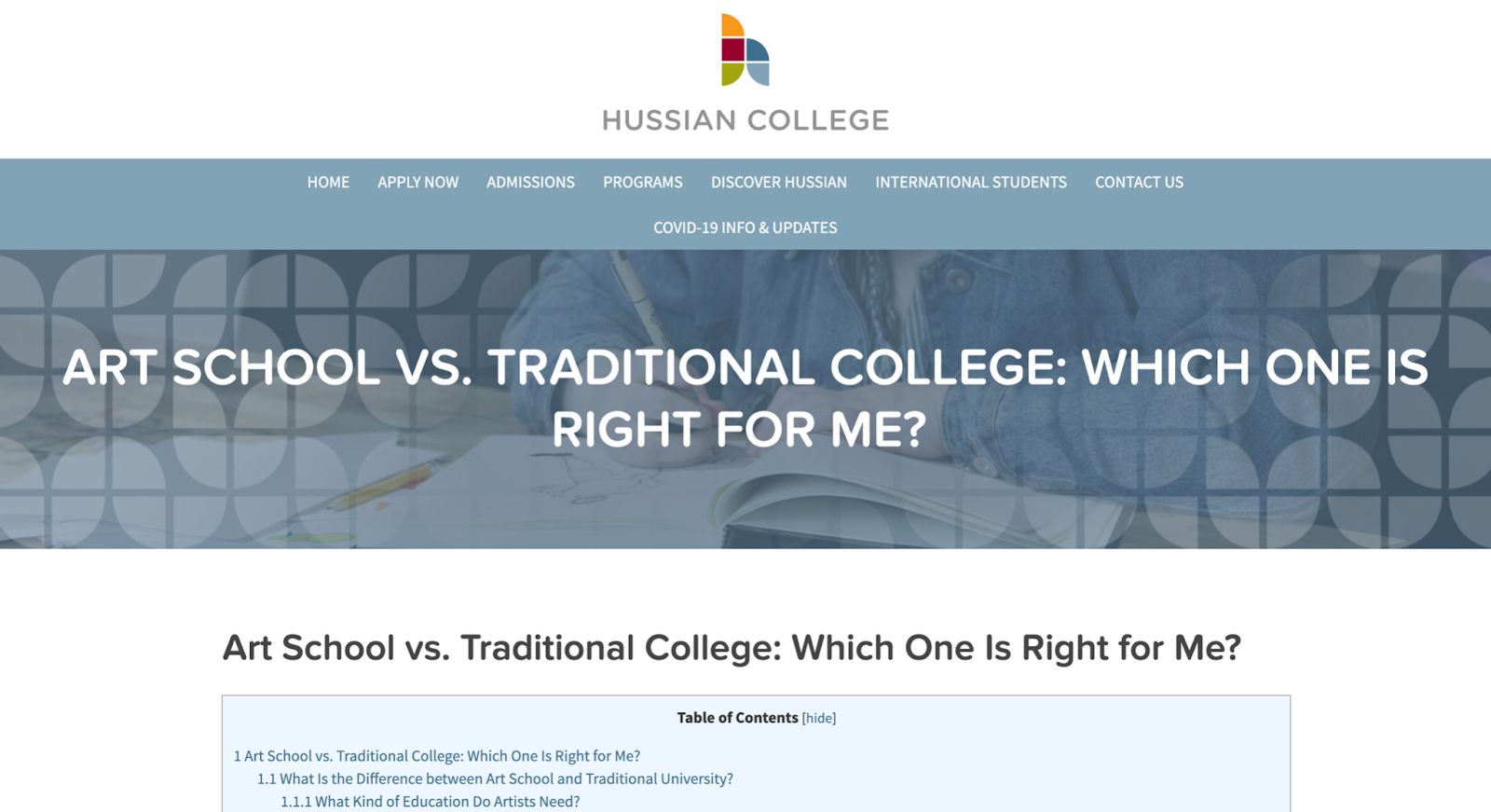 comparison-article-examples-hussian-college