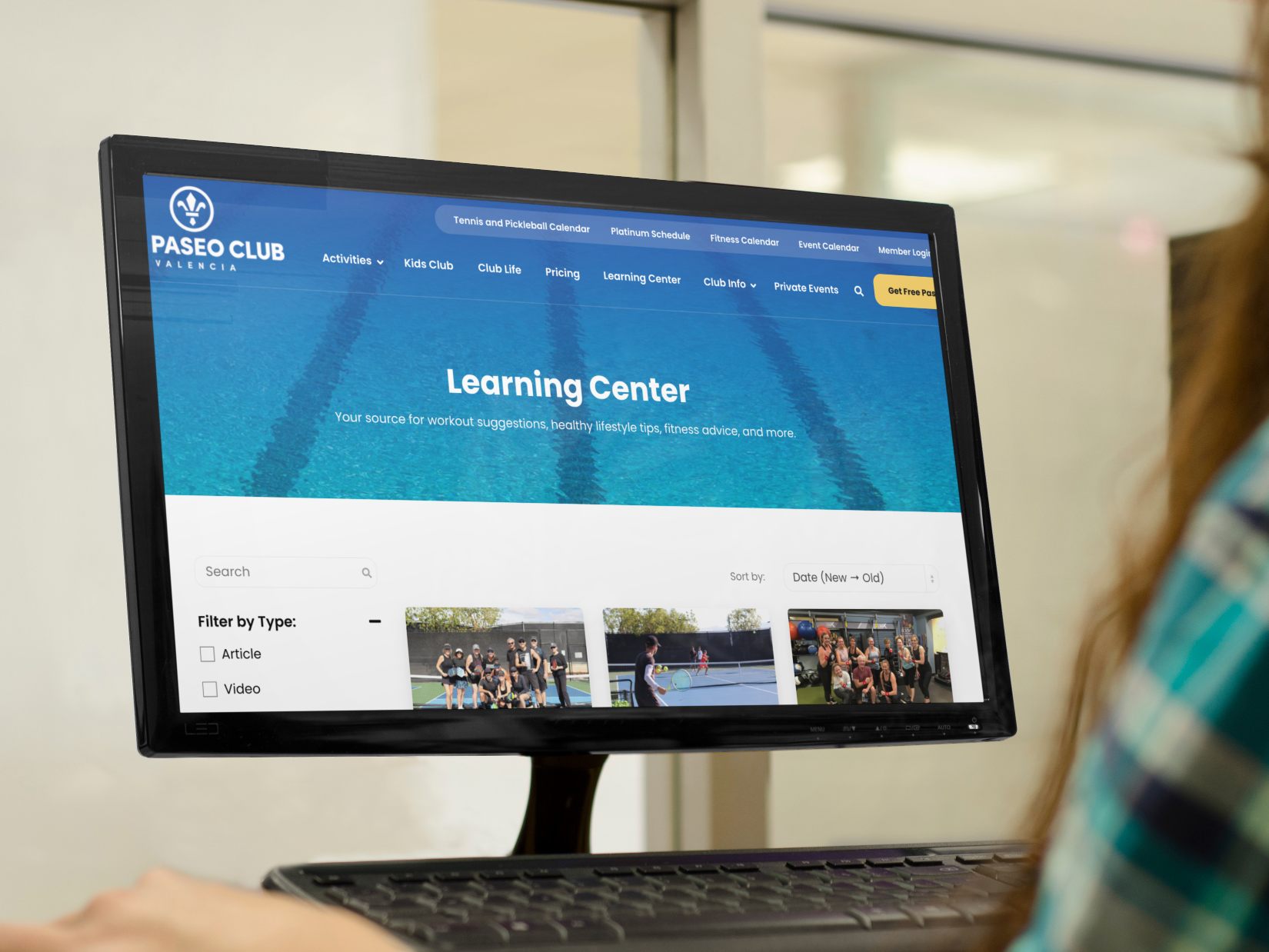 learning center for your website