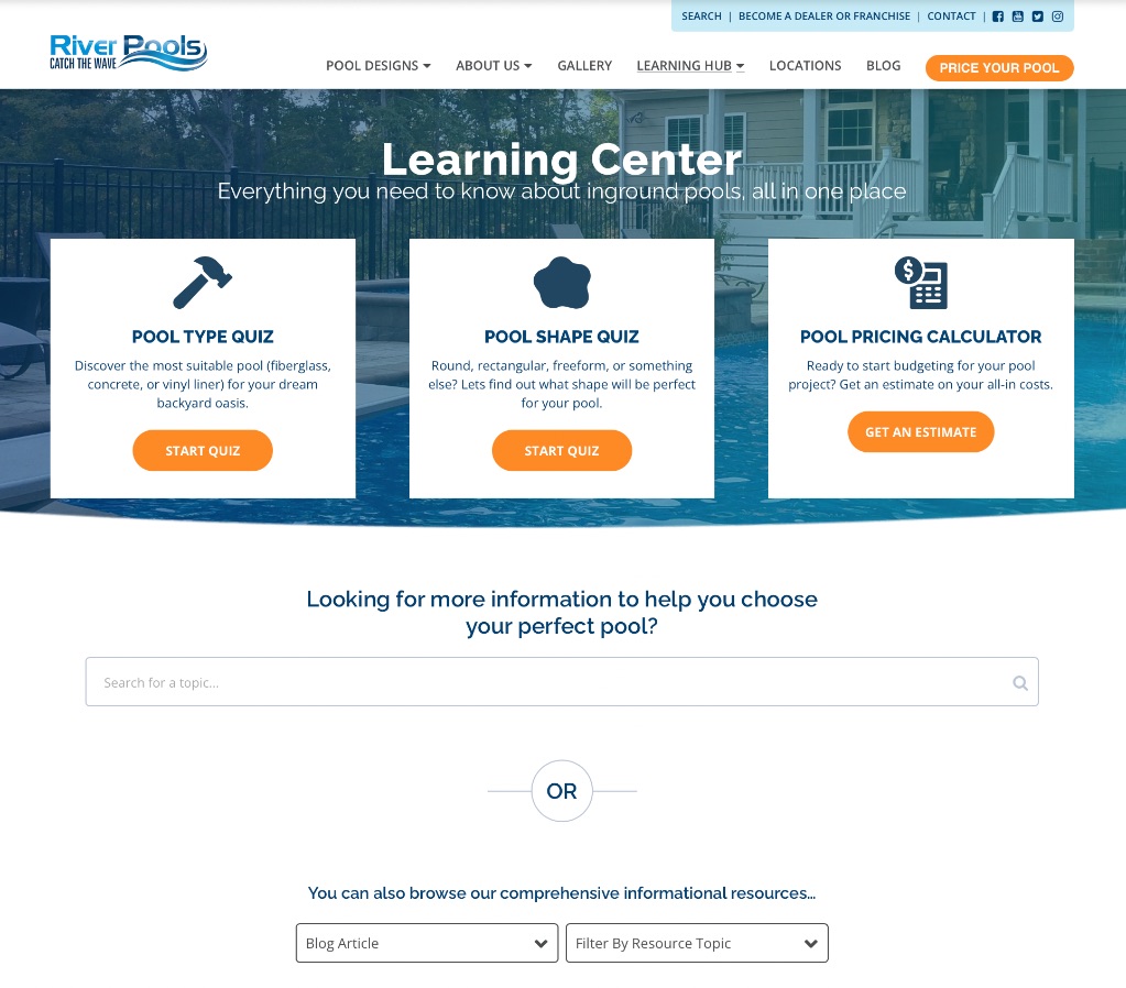 inbound marketing content layout