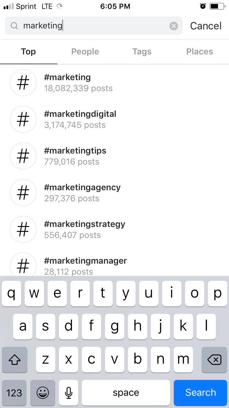 instagram marketing hashtags