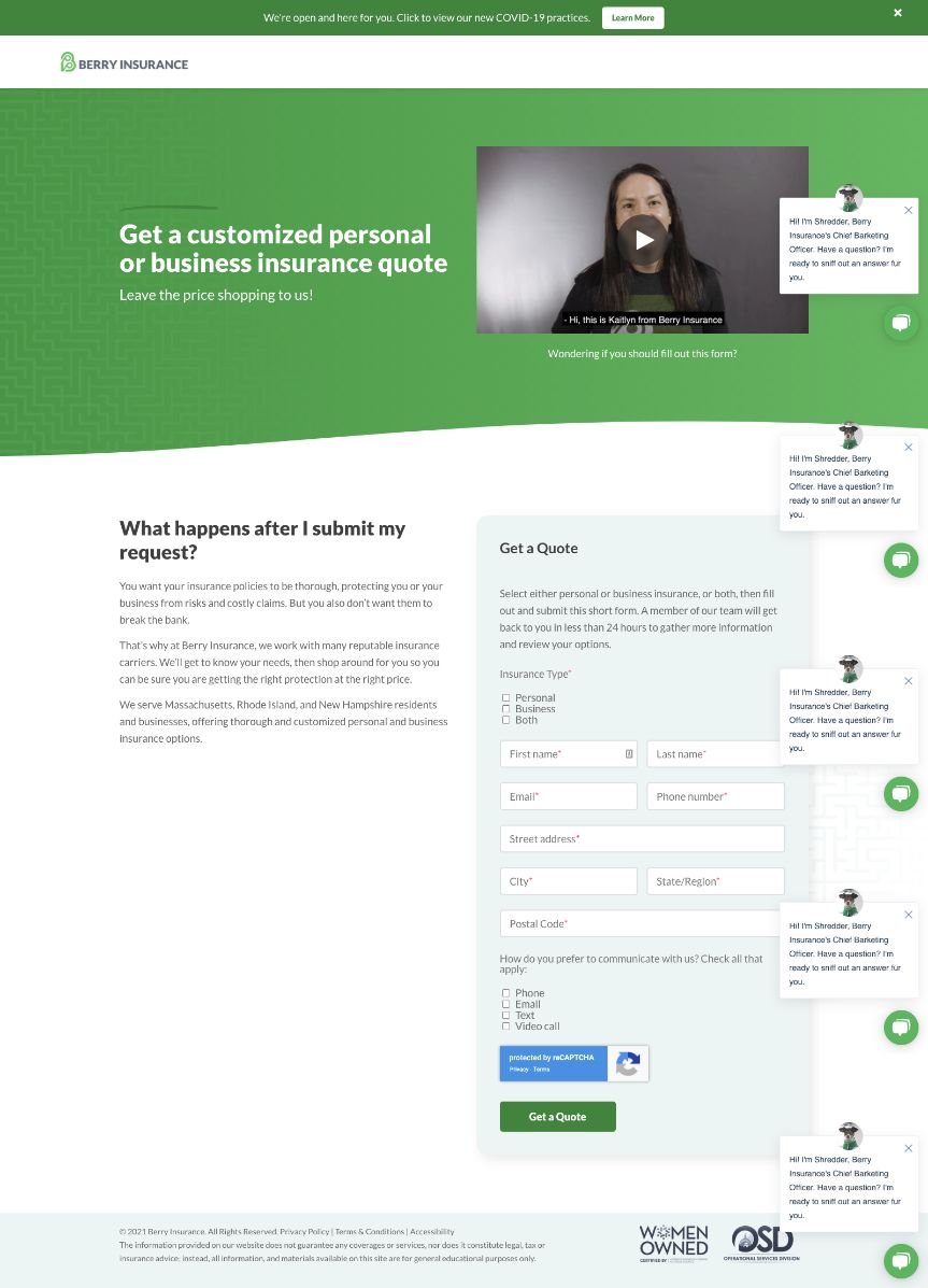 landing-page-example-berry-insurance