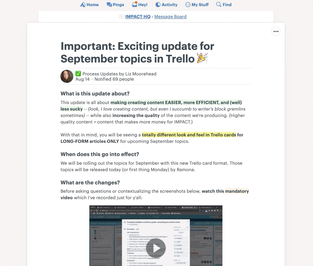 How to use Trello for your business content strategy (with examples)