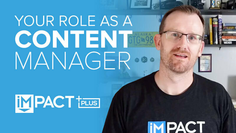 Your Role as a Content Manager